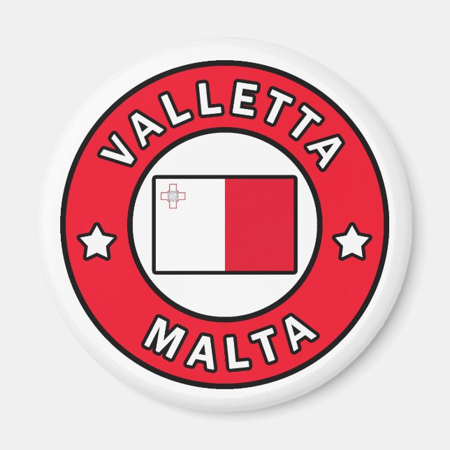 Valletta Malta Magnet (Front)
