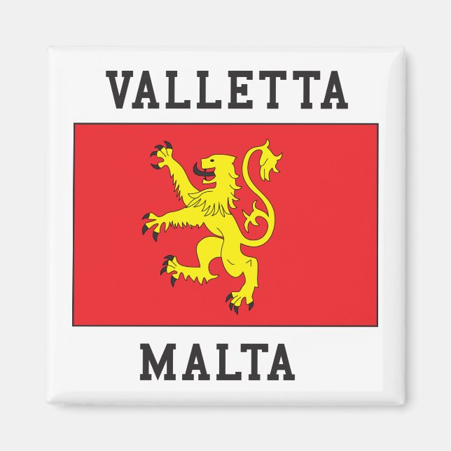 Valletta Malta Magnet (Front)