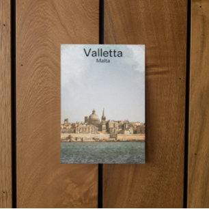 Valletta Malta Mediterranean Postcard