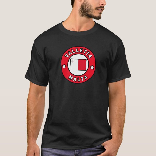 Valletta Malta T-Shirt (Front)