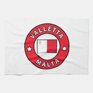 Valletta Malta Tea Towel