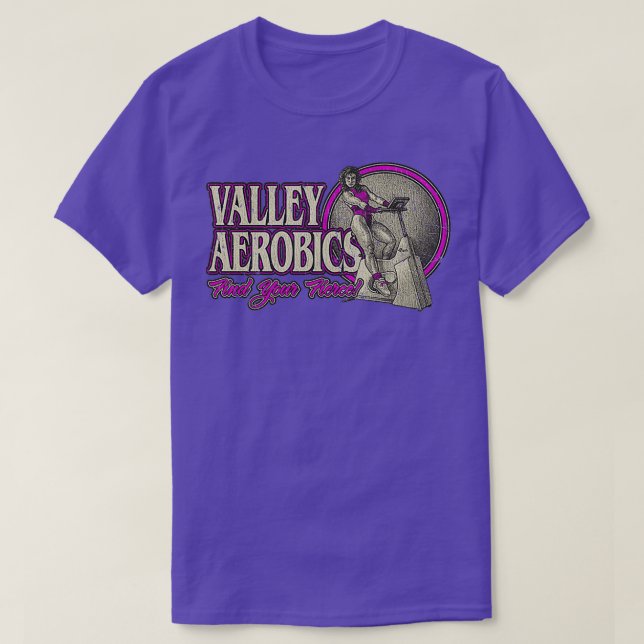 Valley Aerobics 1985 T-Shirt (Design Front)