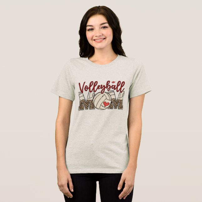Valley ball Mum Tri-Blend Shirt (Front Full)