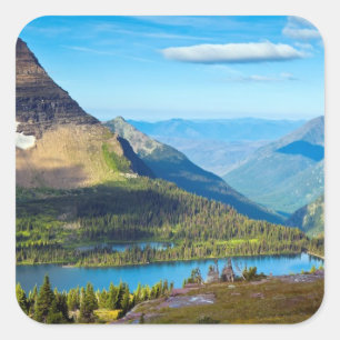 Valley Beyond Square Sticker