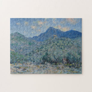 Valley Buona near Bordighera Monet Fine Art Jigsaw Puzzle