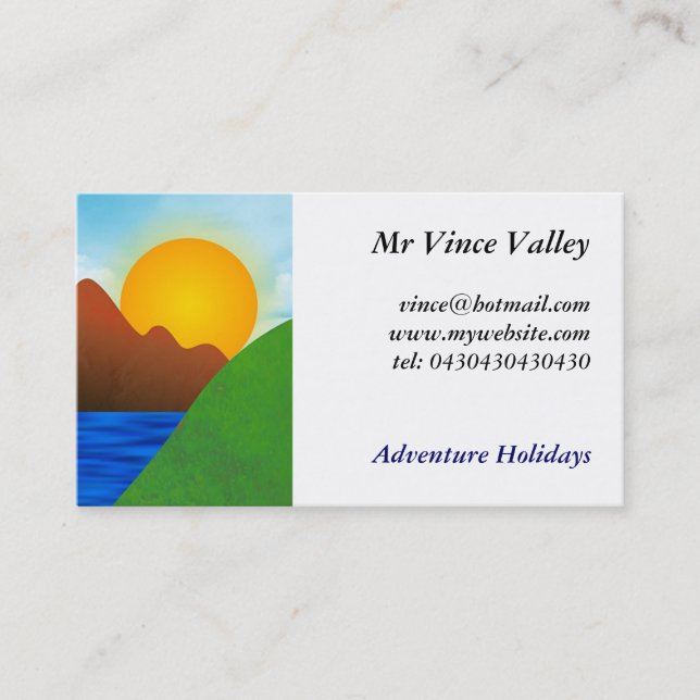 Valley Business Card (Front)