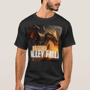 Valley Falls Dragons mascot family T-Shirt