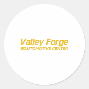 Valley Forge Automotive Classic Round Sticker