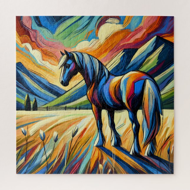 Valley Horse 600 Piece Puzzle (Vertical)