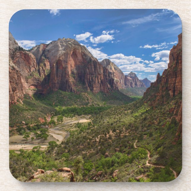 Valley in Zion National Park Coaster (Front)