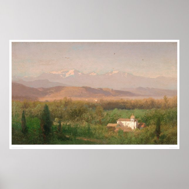 Valley near Los Angeles, California (0704A) Poster (Front)