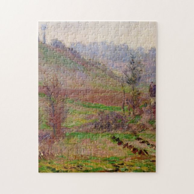 Valley of Falaise Monet Fine Art Jigsaw Puzzle (Vertical)