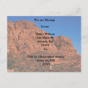 Valley of Fire  Announcement Postcard