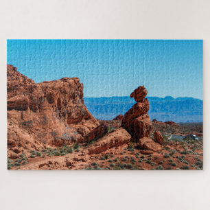 Valley of Fire Desert Landscape Scenic Jigsaw Puzzle