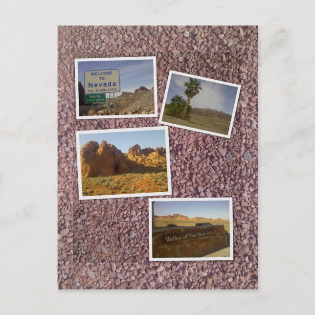 Valley of Fire Desert - Nevada Postcard (Front)