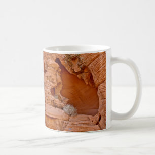 VALLEY OF FIRE ERODED DESERT ROCKS DETAIL COFFEE MUG