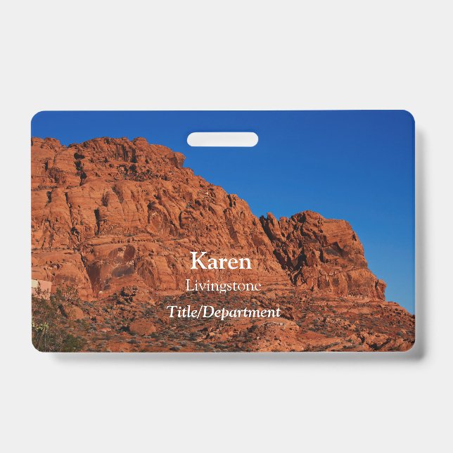 Valley of Fire ID Badge (Front)