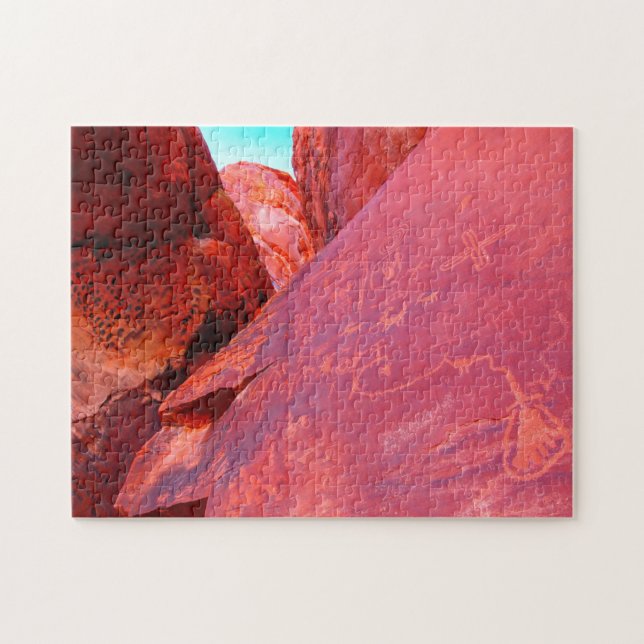 Valley Of Fire Idaho. Jigsaw Puzzle (Horizontal)