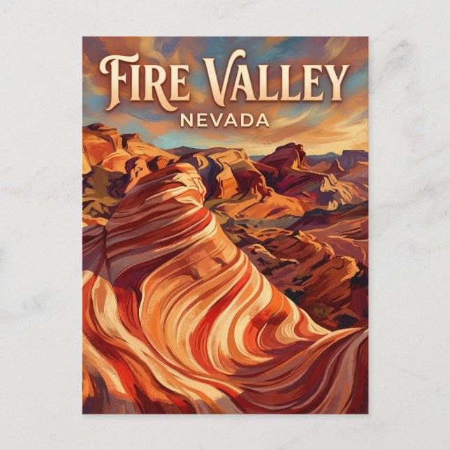 Valley of Fire Nevada Postcard (Front)