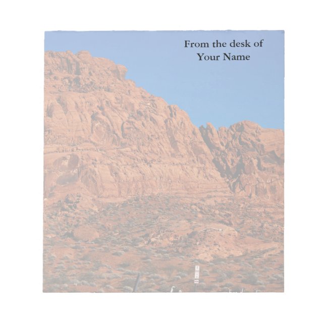 Valley of Fire Notepad (Front)
