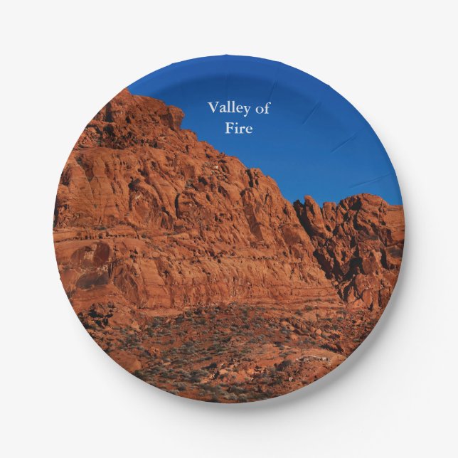 Valley of Fire Paper Plate (Front)