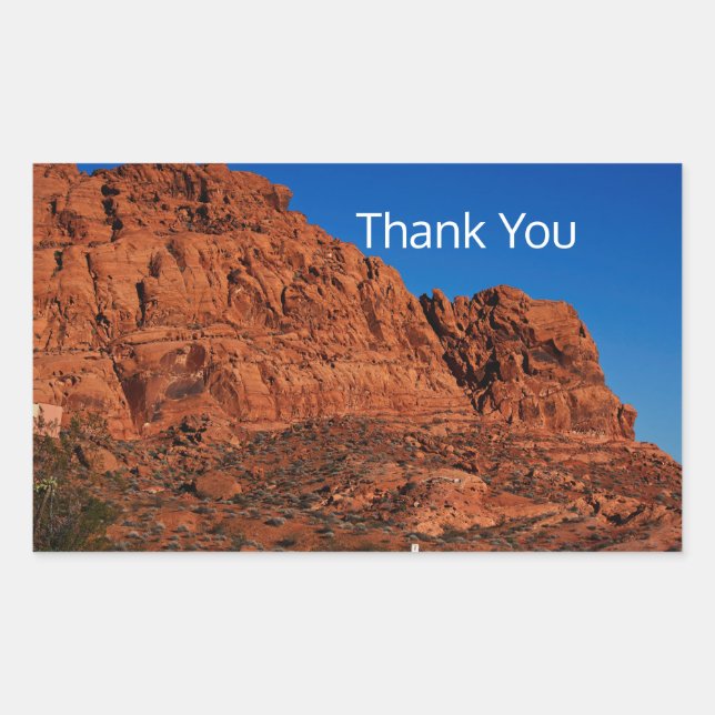 Valley of Fire   Rectangular Sticker (Front)
