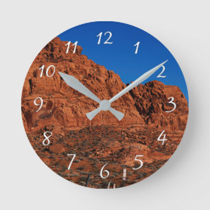 Valley of Fire  Round Clock