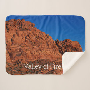 Valley of Fire Sherpa Blanket