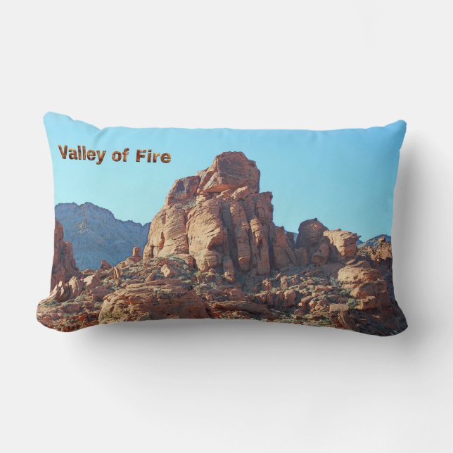Valley of Fire State Park Lumbar Cushion (Front)