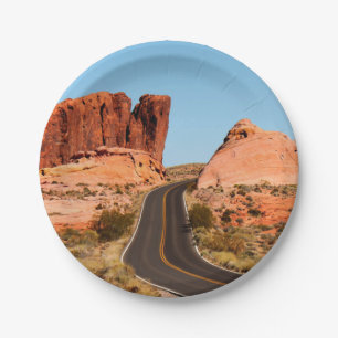Valley of Fire State Park Nevada America USA Paper Plate