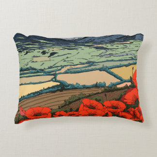 Valley of Poppies Decorative Cushion