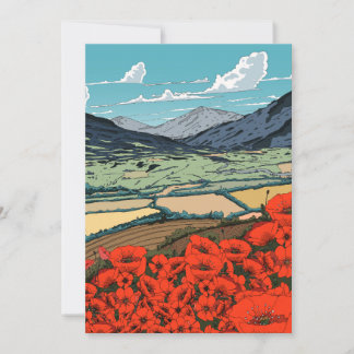 Valley of Poppies Invitation