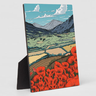 Valley of Poppies Plaque