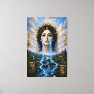 Valley of Tears - Sorrow and Rejuvenation Canvas Print