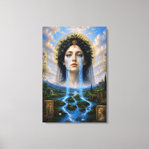 Valley of Tears - Sorrow and Rejuvenation Canvas Print