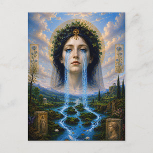 Valley of Tears - Sorrow and Rejuvenation Holiday Postcard
