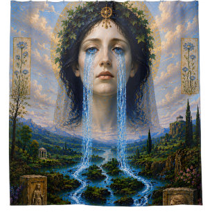 Valley of Tears - Sorrow and Rejuvenation Shower Curtain