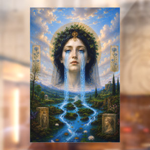 Valley of Tears - Sorrow and Rejuvenation Window Cling