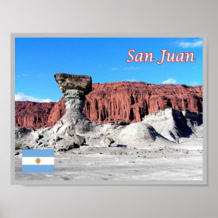 Valley of the Moon - San Juan - Argentina - Poster