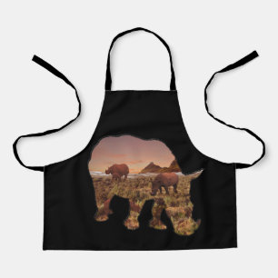 Valley Of The Rhinos', Kids Full Print Apron