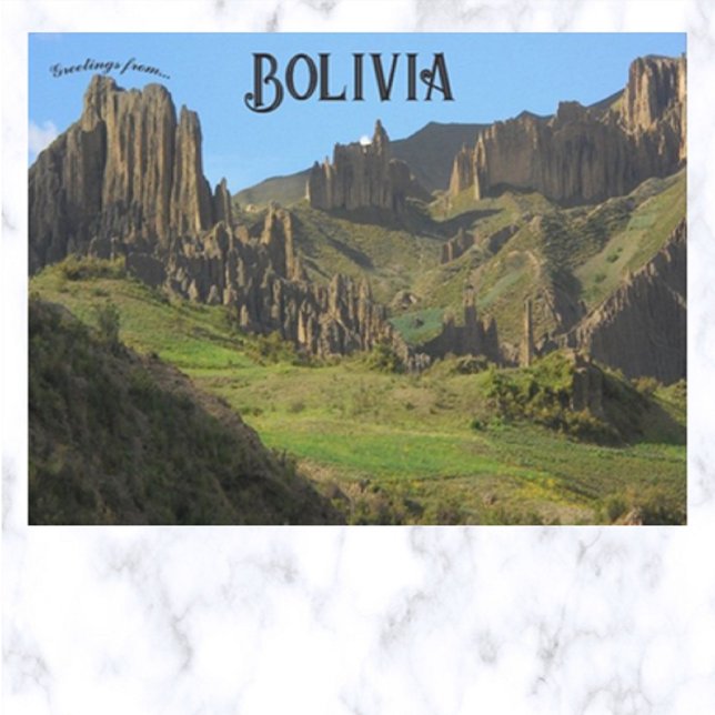 Valley of the Souls Bolivia Postcard (Creator Uploaded)