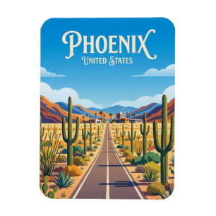 Valley of the Sun outskirts Arizona Magnet