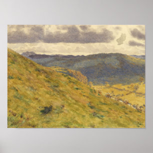 Valley of the Teme a Sunny November Morning Poster