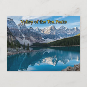 Valley of the Ten Peaks, Banff National Park Postcard