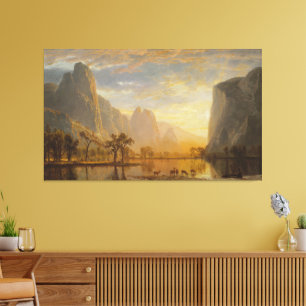 Valley of the Yosemite (1864) – Albert Bierstadt Canvas Print