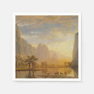 Valley of the Yosemite (1864) – Albert Bierstadt Napkin