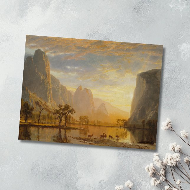 Valley of the Yosemite (1864) – Albert Bierstadt Postcard (Creator Uploaded)
