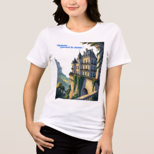 Valley Overlook – The Château on the Hill Tri-Blend Shirt