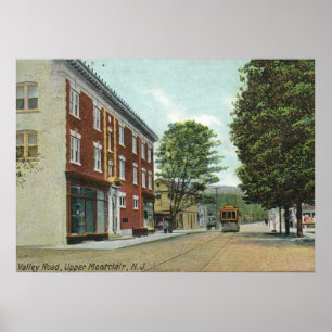 Valley Rd., Upper Montclair NJ 1911 Vintage Poster