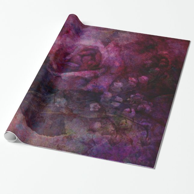 Valley Rose Wrapping Paper (Unrolled)